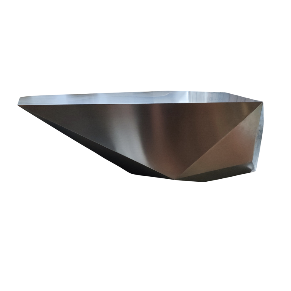 Stainless Steel Side-Table Smaragd-1