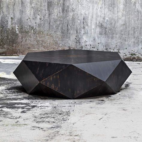 Stainless Steel Coffee Table "Ruby"